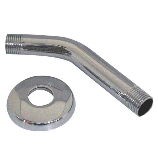 Danco Shower Arm W/Flange 6 Chrome 89180